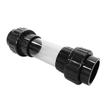 Flow site glasses Backwash Plimat