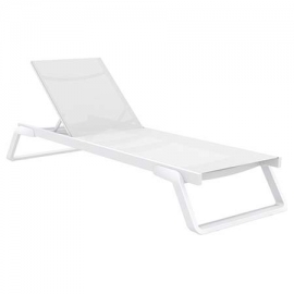 Sunlounger aluminum Tropic