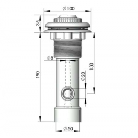 Jet spa Venturi tee kit 190mm Astral