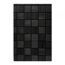 Πάνελ σάουνας ξύλινο Square Black Luxpanel