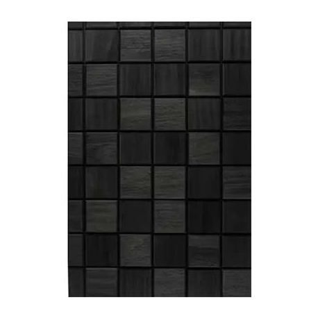 Πάνελ σάουνας ξύλινο Square Black Luxpanel