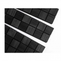 Wooden panel sauna Square Black Luxpanel