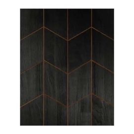 Wooden panel sauna Athena Thermo Black Luxpanel