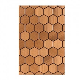 Πάνελ σάουνας ξύλινο Hexa S Thermo Luxpanel