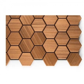 Wooden panel sauna Hexa S Thermo Luxpanel