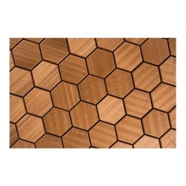 Πάνελ σάουνας ξύλινο Hexa S Thermo Luxpanel