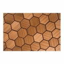 Πάνελ σάουνας ξύλινο Hexa S Thermo Luxpanel