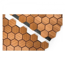 Wooden panel sauna Hexa S Thermo Luxpanel