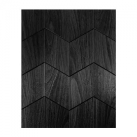 Πάνελ σάουνας ξύλινο Athena Black Luxpanel