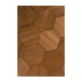 Wooden panel sauna Hexa XL Thermo Luxpanel