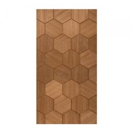 Wooden panel sauna Hexa XL Thermo Luxpanel