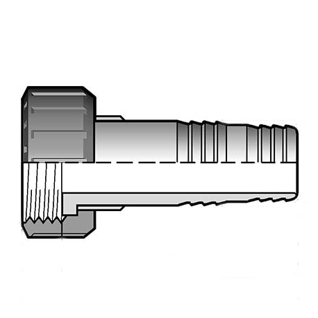 Hose adaptor female with union pvc-u ADV Fip