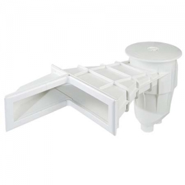 Corner skimmer of high water level AS