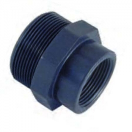 Reducing socket pvc male female thread Cepex