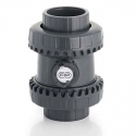 Check valve double union pvc Praher