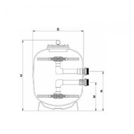 Fibreglass filter Aster OC-1 Astral