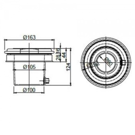 Recessed LED pool/spa light, ULSD-4M / LLSD-4M