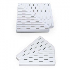 90º Corner Plastic Tiles for Overflow Channels
