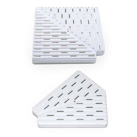 90º Corner Plastic Tiles for Overflow Channels