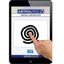 Ψηφιακή εφαρμογή κουρτίνας νερού Astral