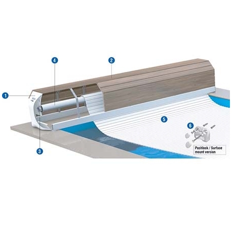 Εξωτερικό αυτόματο κάλυμμα Rollover Opale AS