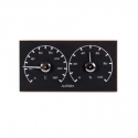 Thermo/Hygrometer black Auroom