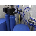 Softener installation with bypass