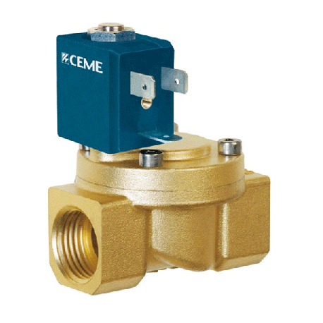 Electromagnetic zero pressure valve CEME