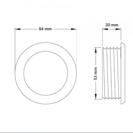 Touch button with led