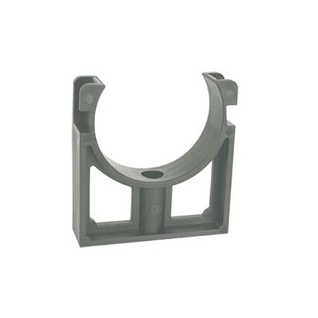 Plastic supports with clips