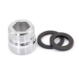 Faucet connector with water filters