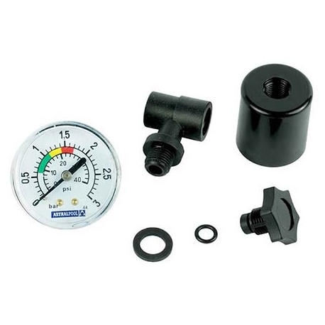 Μανόμετρο φίλτρων astral με εξαρτήματα 1/8''