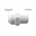 Filter quick fitting male straight