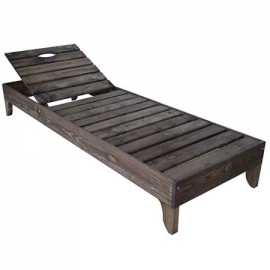 Wooden deck chair Dream 