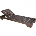 Wooden deck chair Koral 
