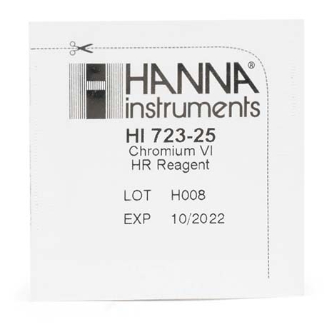Reagents chromium VI 25 tests Hanna