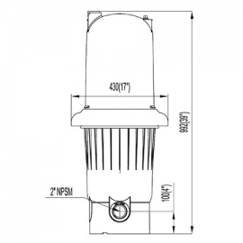 Φίλτρο Cartridge πολυαιθυλενίου AquaLine