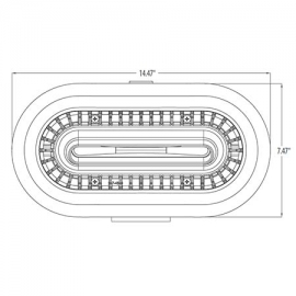 Water jet countercurrent-hydromassage Waterway