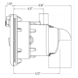Water jet countercurrent-hydromassage Waterway
