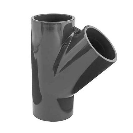 Ημιτάφ pvc-u 45º Plimat