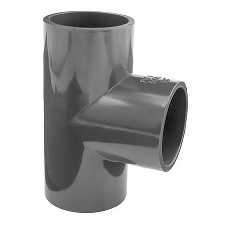 Tee plain pvc-u Plimat