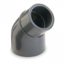Elbow pvc-u 45º female-male-female Plimat