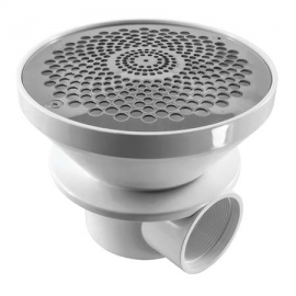Main drain round inox AC