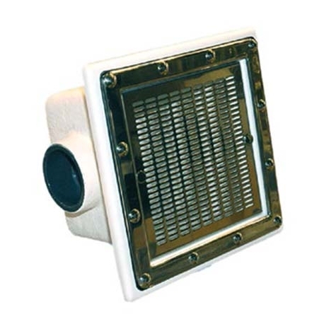 Main drain in polyester 250x250mm Kripsol