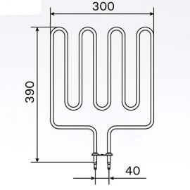 Sauna heater element Cup Helo