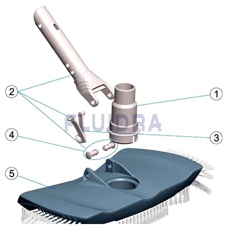 Vaccum handle Oval shark Astral
