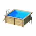 Wooden pool Carre