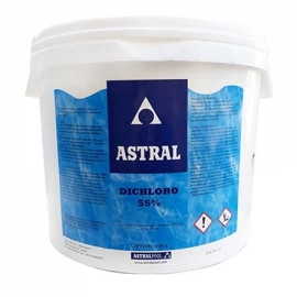 Χλώριο κόκκος 55G shock Astral