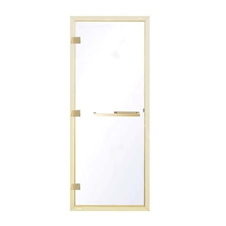 Glass steam room door aluminum Steamtec
