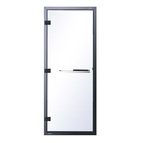 Glass steam room door aluminum Steamtec
